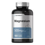 Magnesio 500mg Bienestar Muscular (180 Caps) Americano