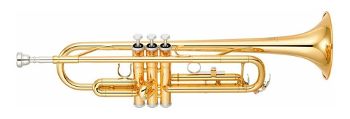 Trompete Profissional De Laca Dourada Yamaha Ytr-3335