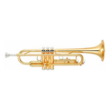 Trompete Profissional De Laca Dourada Yamaha Ytr-3335