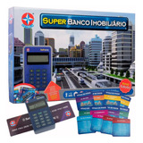 Jogo Super Banco Imobiliário Com Maquininha Cartão Estrela