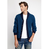 Cardigan Hombre Montana Azul Marino Fw 2023 Ferouch