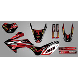 Kit De Calcos Personalizado Honda Tornado Negra