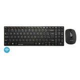 Kit Teclado E Mouse Sem Fio Tc202 Slim Usb Preto Multilaser