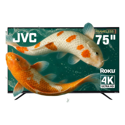 Smart Tv 75 Pulgadas 4k Led UHD SI75URF Con Roku JVC | Envío gratis