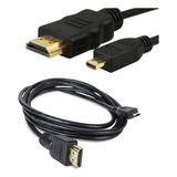 Cabo Micro Hdmi Para Hdmi 1m 2.0 Hd Cdm-02 Fl0687