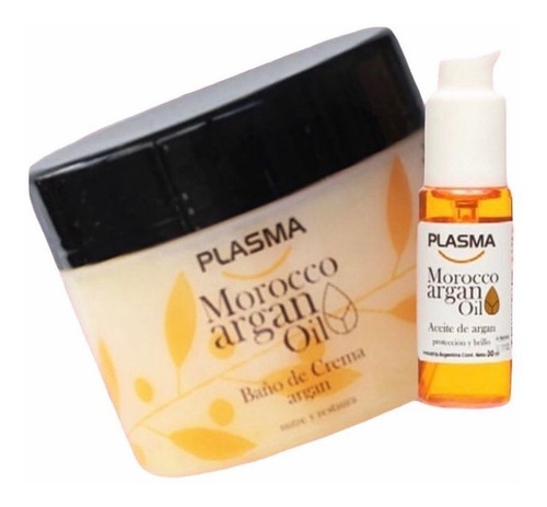 Baño De Crema + Serum Morocco Argán Oil De Plasma