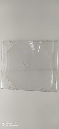 Kit 10 Pçs Capa De Cd Slim 100% Transparente