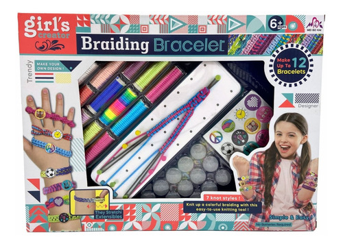 Set Maquina Manillas/pulseras Para Niñas Braiding Bracelet
