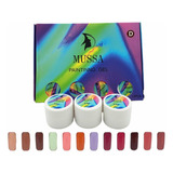 Gel Painting Para Uñas X 12 Piezas Marca Mussa. Manicure