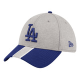 Gorra New Era Mlb 39thirty Los Angeles Dodgers Unisex Gris