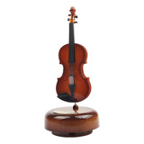 Caixa De Música Para Violino, Caixa Musical Vintage Com Base