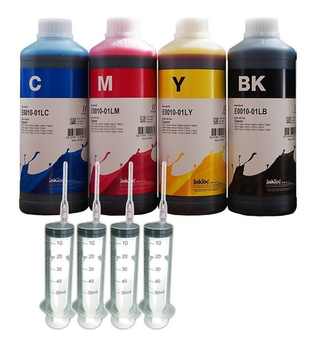 Kit 500ml Tinta Para Epson L1110 L5190 3150 L4150 L3110 L395