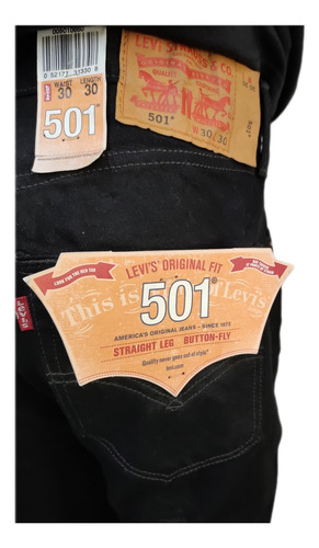 Levi's 501 Negro W38l34 Original  Botones 