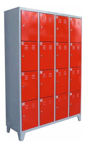 Lockers Metalico De 16 Puertas Bolsonero Con Cerraduras