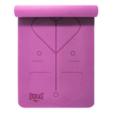 Colchoneta Tapete Yoga Mat Pro 5mm Everlast Grey Color Rosa