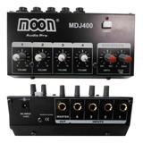 Mixer Moon Mdj400 Mini Consola Sonido 4 Canales Efectos Eco
