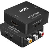 Capturadora Txg Adaptador Rca A Hdmi 720p/1080p Mini Rca