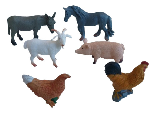 Set De 6 Mini Animales - Varios Modelos