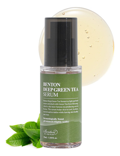 Benton Deep Green Tea Serum Hidratante Coreano Te Verde