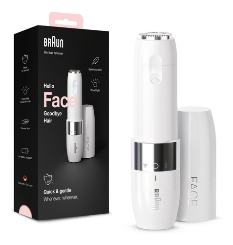 Depiladora Facial Eléctrica Braun Fs1000 Rasuradora Mini