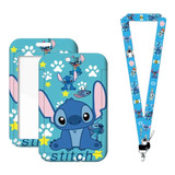 Lanyard Stitch + Portacredencial De Identificación Colgante 