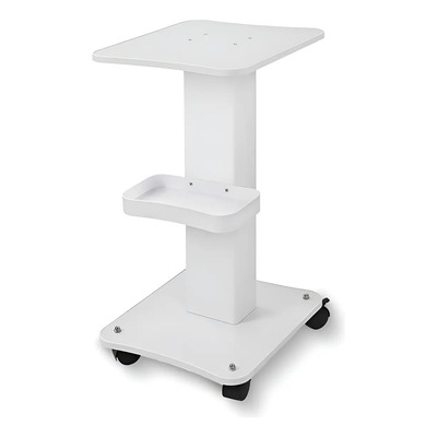 Carrito Mesa Spa Auxiliar Aparatos Estética Salón Belleza Blanco
