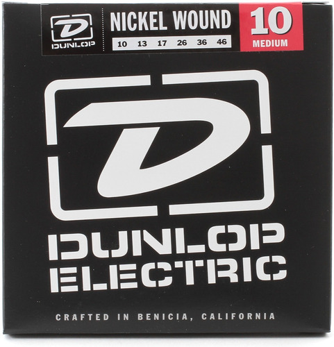 Juego Cuerdas Guitarra Dunlop Electric Medium Nickel  Pack