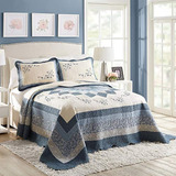 Modern Heirloom Collection Colcha Charlotte, King, Azul