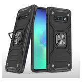 Capa Suporte Army Para Galaxy S10 Plus / S10+ +pelicula Gel