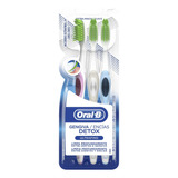 Cepillo De Dientes Oral-b Gengiva/encias Detox Ultrafino Suave Pack X 3 Unidades
