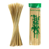 90 Palillos De Bambu Cocina Brochetas 25 Cm