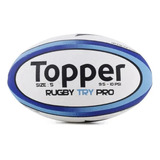 Pelota De Rugby Topper Try Pro Oficial N5 Guinda Profesional