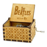 Caja De Musica The Beatles_ Let It Be (color Amarillo Foto )