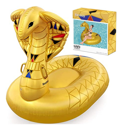 Colchoneta Inflable Cobra Oro Reposera Pileta Bestway 41445