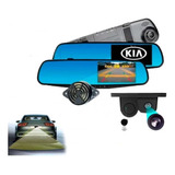 Espejo Retrovisor Dvr Sensor Y Camara De Reversa Logo Kia
