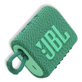 Jbl Go 3 Eco Altavoz Portátil Bluetooth Impermeable Color Verde 