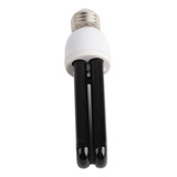 ' Bombilla Cfl De Luz Negra Fluorescente Ultravioleta E27 Uv