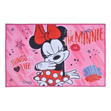 Bajada De Cama Alfombra 56x90 Minnie Disney Original Niñas
