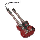 Guitarra Eléctrica En Miniatura Modelo Realista Y Delicada D