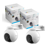 Kit 2 Cámaras Seguridad Ip Ezviz Exterior Wifi Domo 360 3k