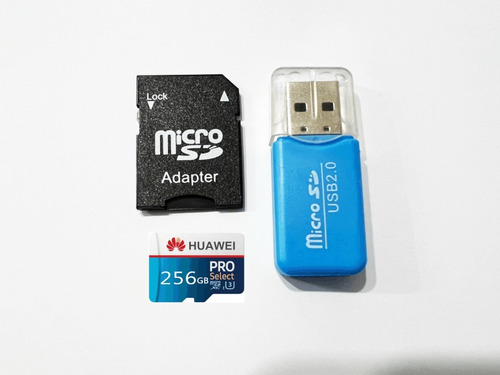 Cartão Micro Sd Memória 256gb Classe 10 + Adaptador Huawei