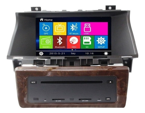 Honda Accord 2008-2012 Rádio Dvd Gps Touch Bluetooth Usb Sd