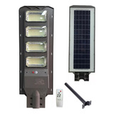 Lampara Luminaria Solar 200w Led Control Sensor Y Soporte