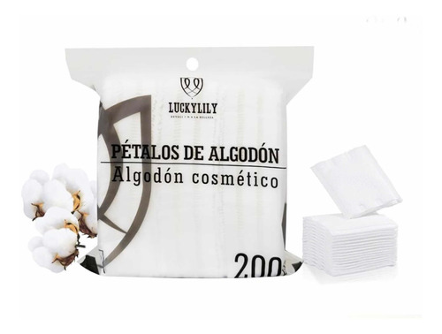 Pack 200 Pétalos De Algodón Desmaquillantes Multiuso