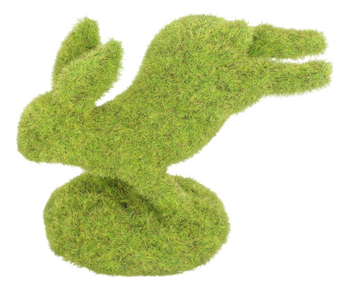 Estatua De Conejo Flocado De Simulación De Figura De