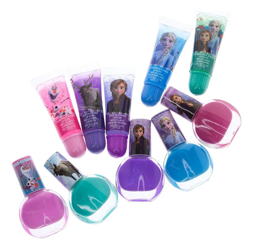 Townley Chica Frozen 2 Set De Cosméticos Súper Brillantes Es