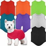 8 Piezas De Camisas Para Perros, Mascotas, Cachorros, Ropa E