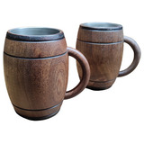 Chop´s De Madera Con Vaso De Acero Inoxidable