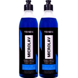 02 Shampoo Limpador Panos Micro Fibra 500ml Microlav Vonixx