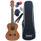 Kit Ukulele Tenor Acustico Kalani Kal220 Ts Nt Sapel Tribes